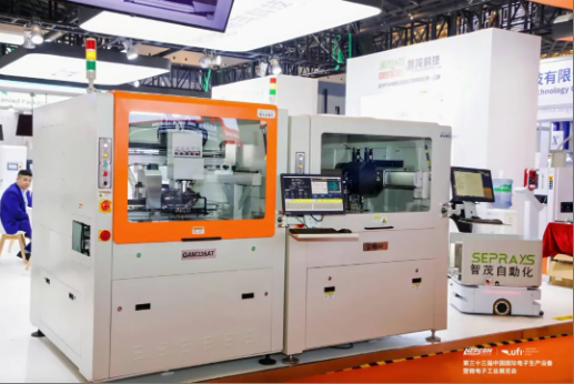 ȫ�Զ�ϳ��PCB�ְ��+�Զ��ּ���̻�+AGV�����Զ�������չʾ